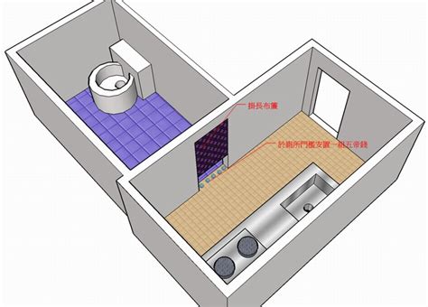 廁所對廚房化解